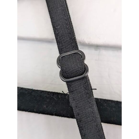 Forever 21 Womens Sz Medium Cami Bodice Tweed Pencil Dress Zipper Pockets Straps - Picture 6 of 10